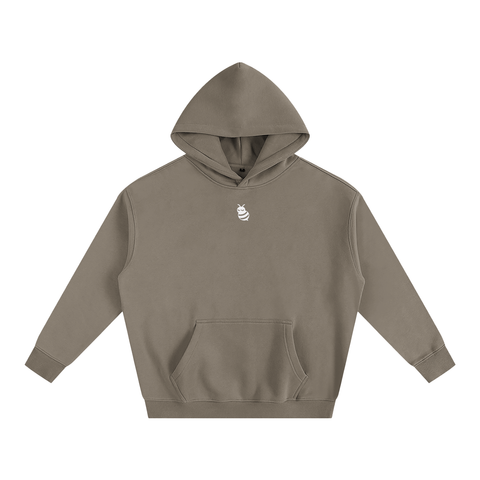 light roast hoodie TNB's front side with white text 
